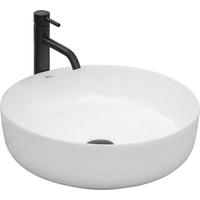 AUFSATZWASCHBECKEN Rea Elma - Weiß, Keramik (45/14/45cm) - REA