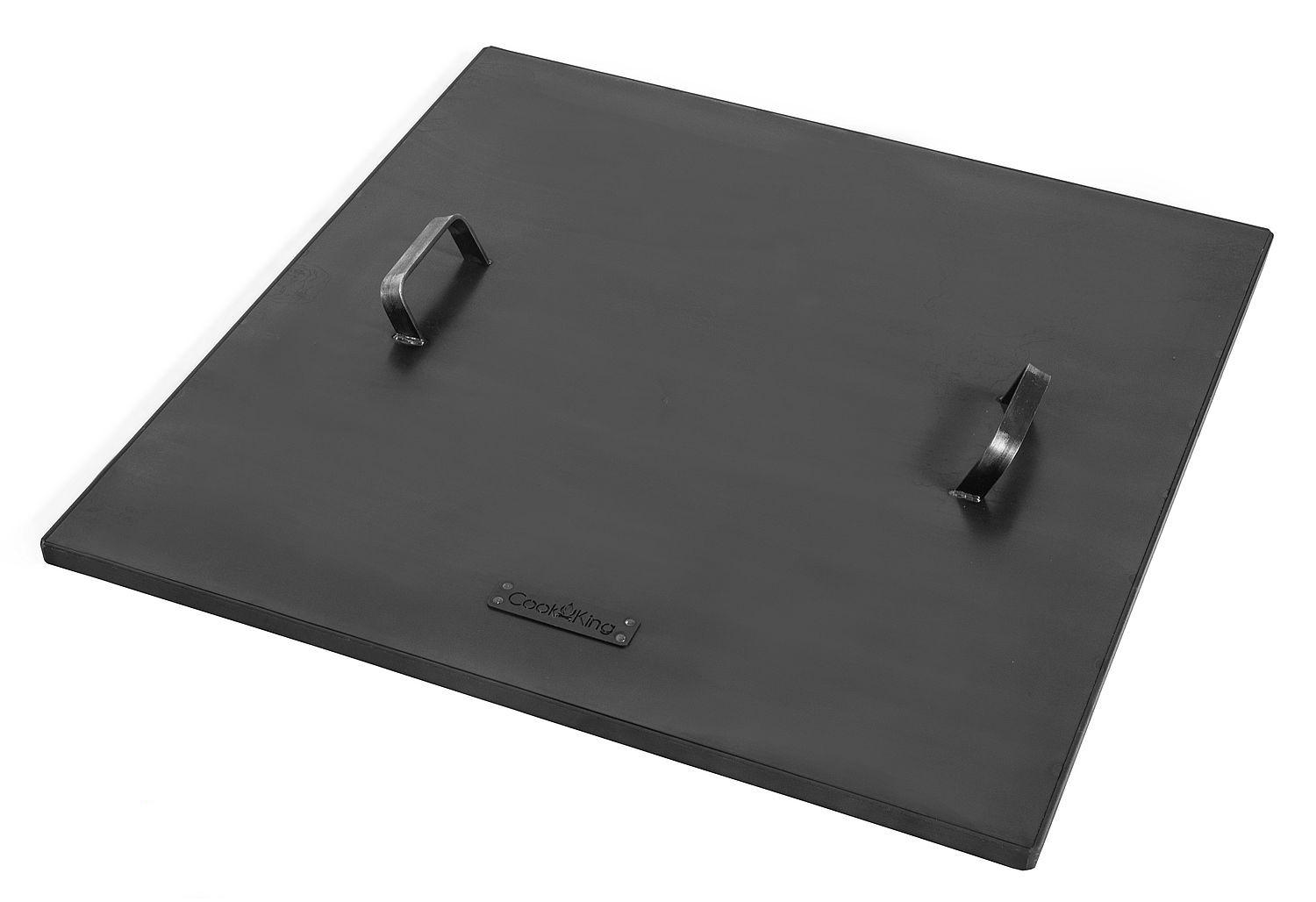 FEUERSCHALE Deckel mit Rand 72,5x72,5 cm - Rostfarben, Metall (72.5/72.5cm) - Cook King