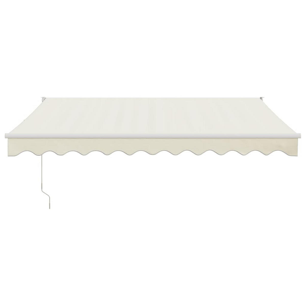 ELEKTRISCHE Markise mit Kurbel Creme 3,5x2,5 m - Creme, Textil (350/250/350cm) - furnicato