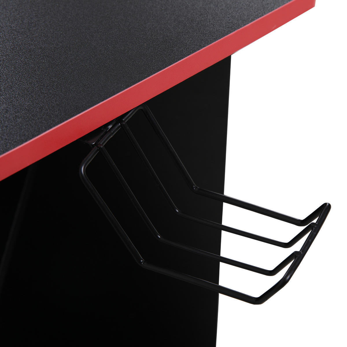 SCHREIBTISCH Schwarz 50/110/85 cm - Schwarz, Holzwerkstoff (110/50/85cm) - Mobili Rebecca