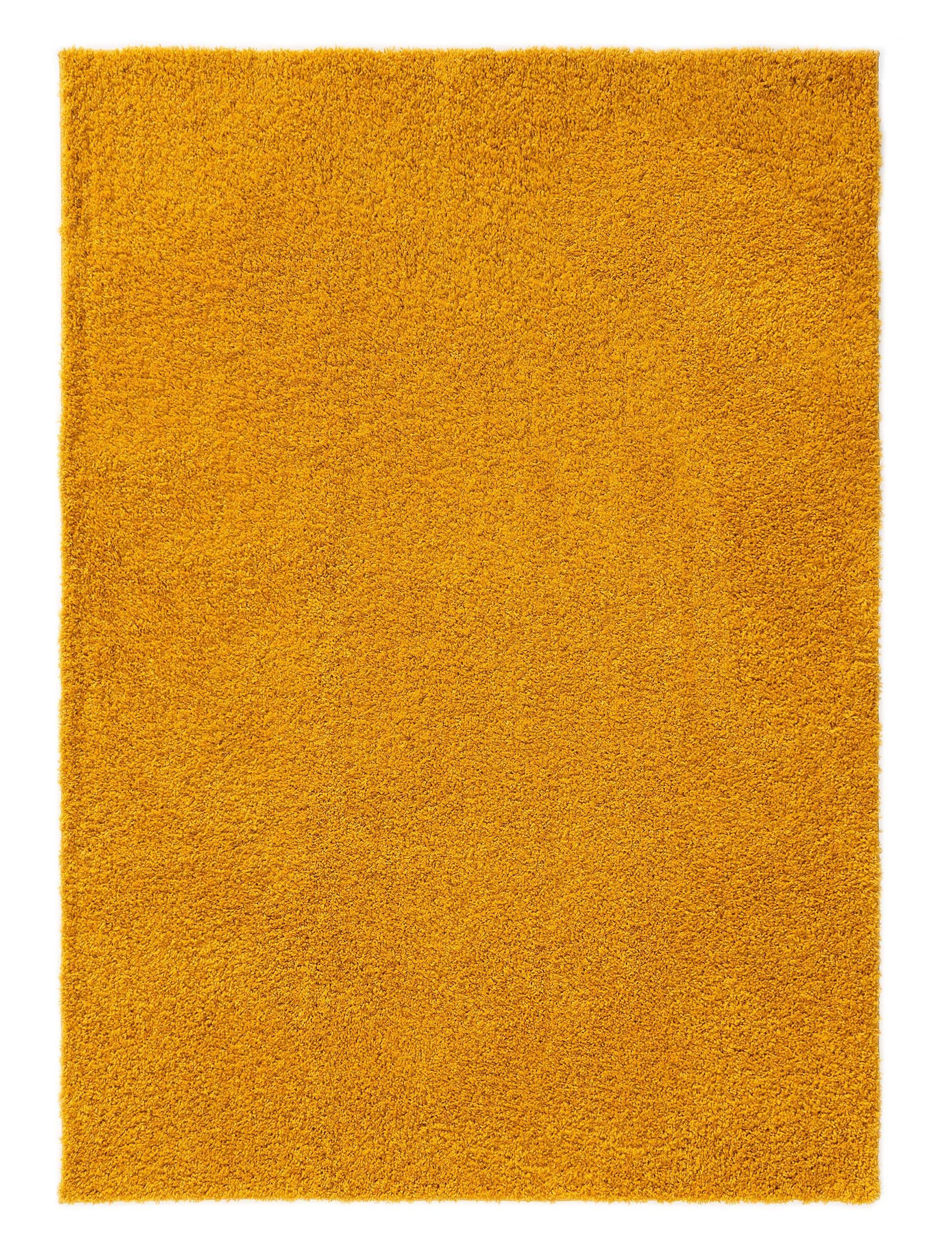 HOCHFLORTEPPICH Soho Gelb 60x120 cm - Gelb, Kunststoff (60/120cm) - benuta