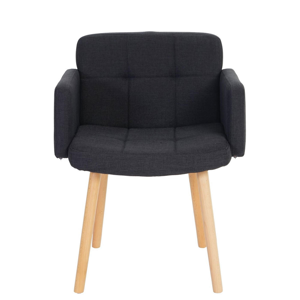 ESSZIMMERSTUHL Anthrazit 6er-Set - Dunkelgrau/Anthrazit, Textil (60/79/57cm) - MCW