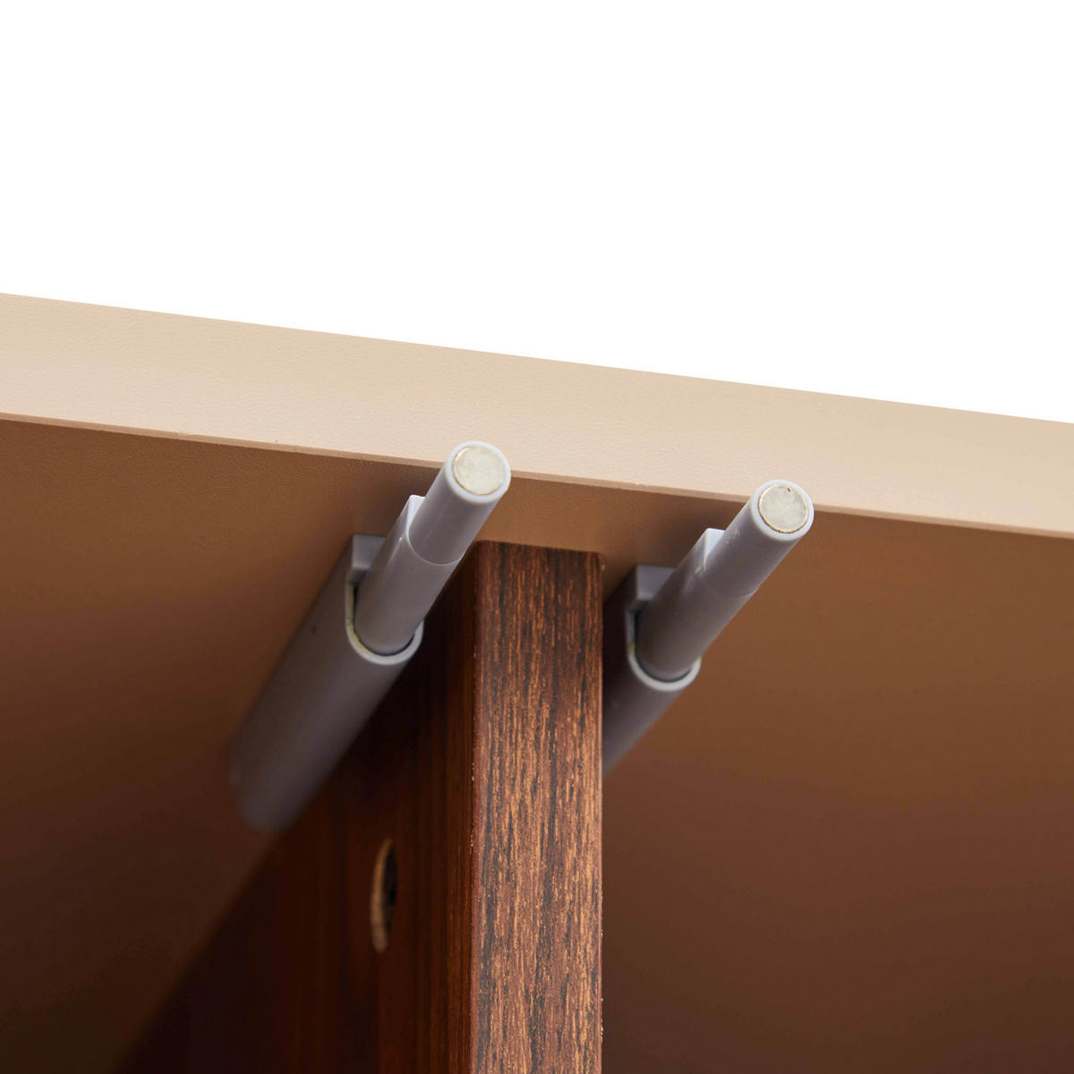 SIDEBOARD 140 cm, dunkles holz - Braun, Holz (40/75/140cm) - Oviala