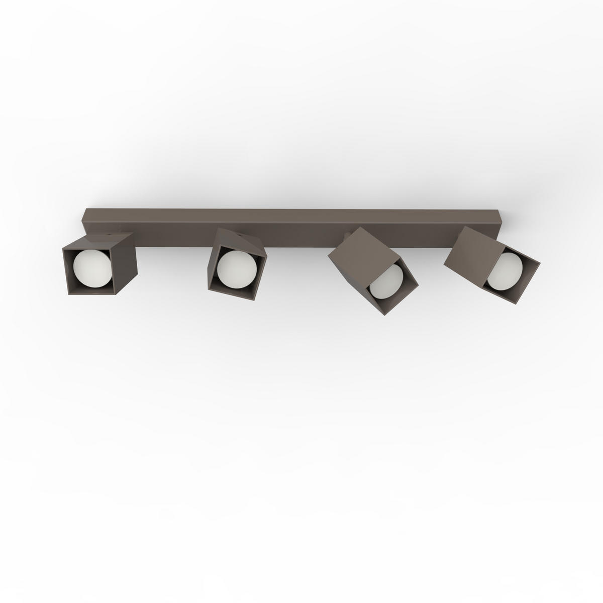 DECKENLEUCHTE - Graubraun, Metall (6/60/18cm) - Lumicom