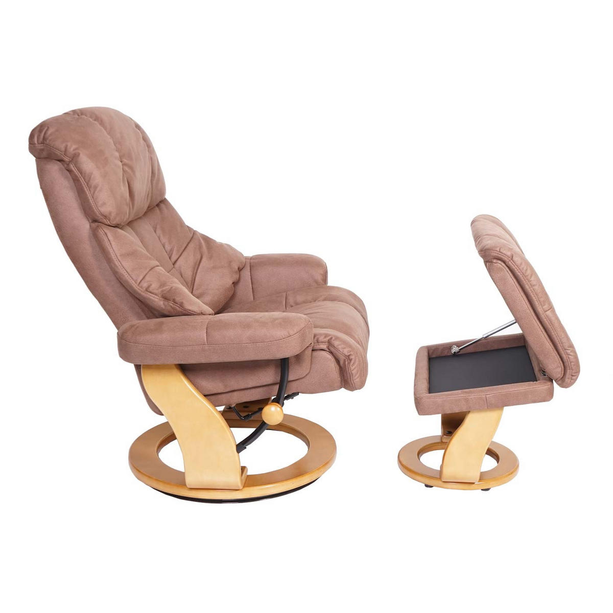 RELAXSESSEL XXL Braun - Braun, Textil (97/112/88cm) - MCA