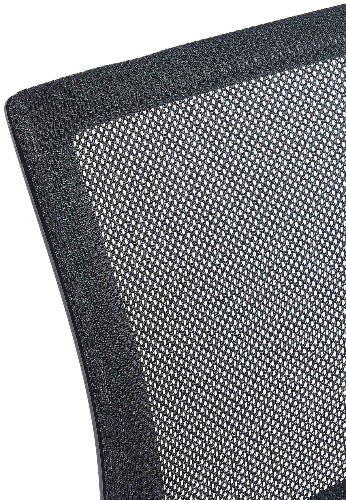 DREHSTUHL Lederlook Schwarz - Schwarz, Kunststoff/Textil (59/88/52cm) - CLP