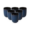 BECHER OHNE HENKEL Lave Bleu 400 ml 6er Set - Blau, Keramik (0.4L) - like.Villeroy & Boch