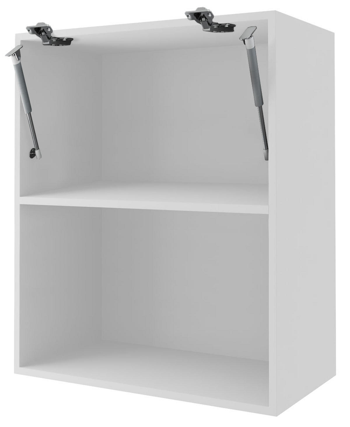 MIKROWELLENUMBAUSCHRANK Kvantum W2MK/60 Graphit Matt / Weiß Matt 60 / 32,5 / 72cm - Graphitfarben/Weiß, Holz/Holzwerkstoff (60/72/32.5cm) - Feldmann-Wohnen