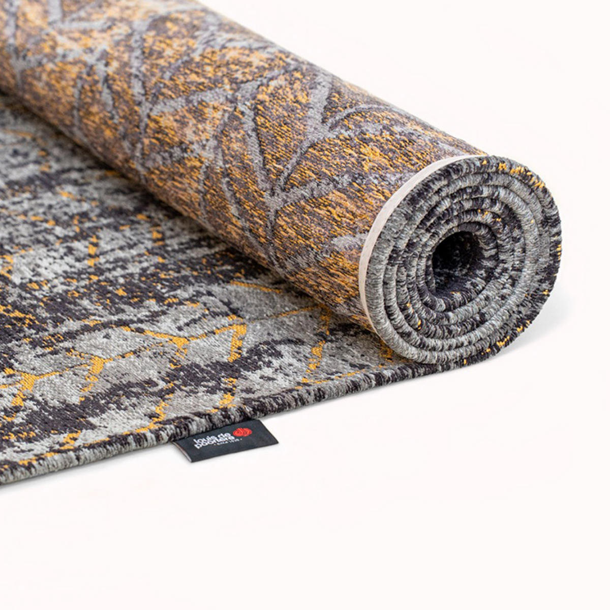 TEPPICH Broadway Glitter Mad Men Jacob's Ladder 280/390 cm - Schwarz, Naturmaterialien/Textil (280/390cm) - Louis De Poortere