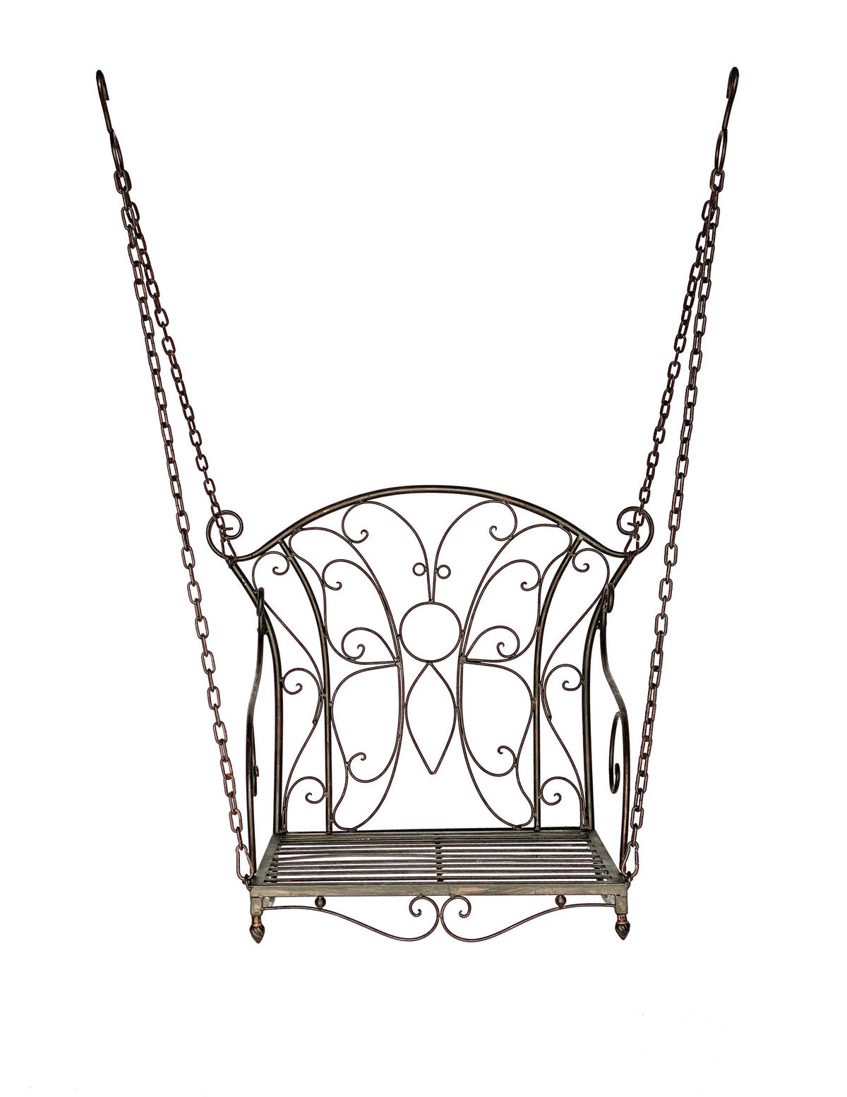 HÄNGESESSEL Metall Braun 86 cm 18811 - Braun, Metall (86/70/70cm) - DanDiBo