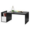 COUCHTISCH Bollnäs 90/45/35 - Schwarz, Holzwerkstoff (45/90/35cm) - [en.casa]