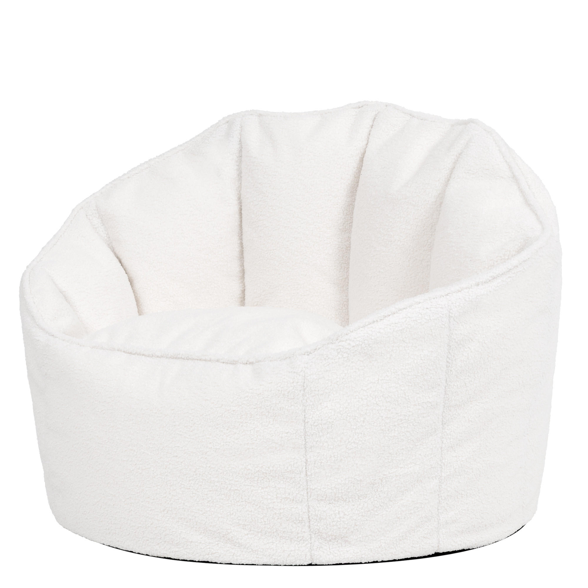 SITZSACK aus Boucle Sirena - Creme, Textil (77/64/74cm) - icon