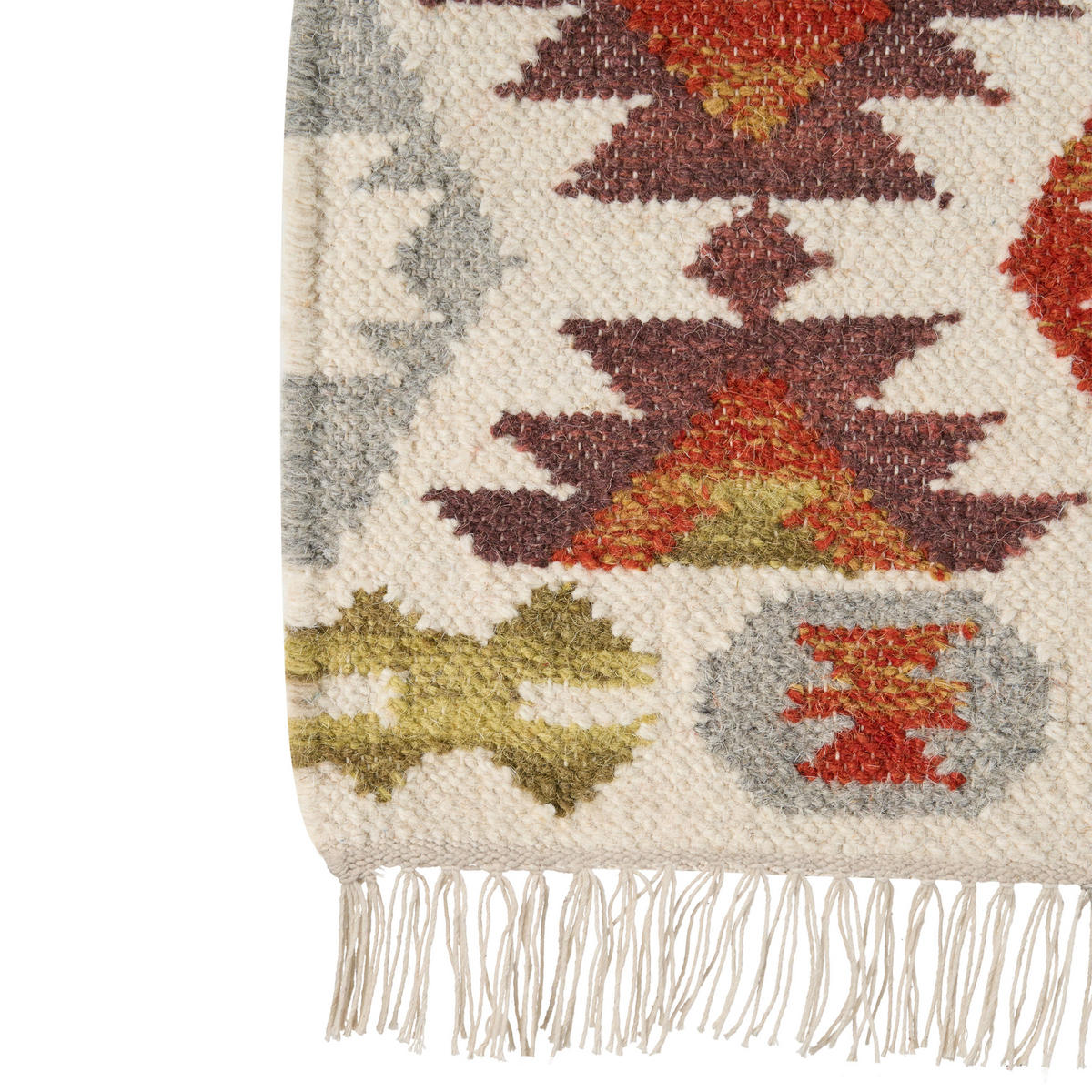 KELIM-TEPPICH Vosketap 230/160 cm - Multicolor, Textil (160/230cm) - Beliani