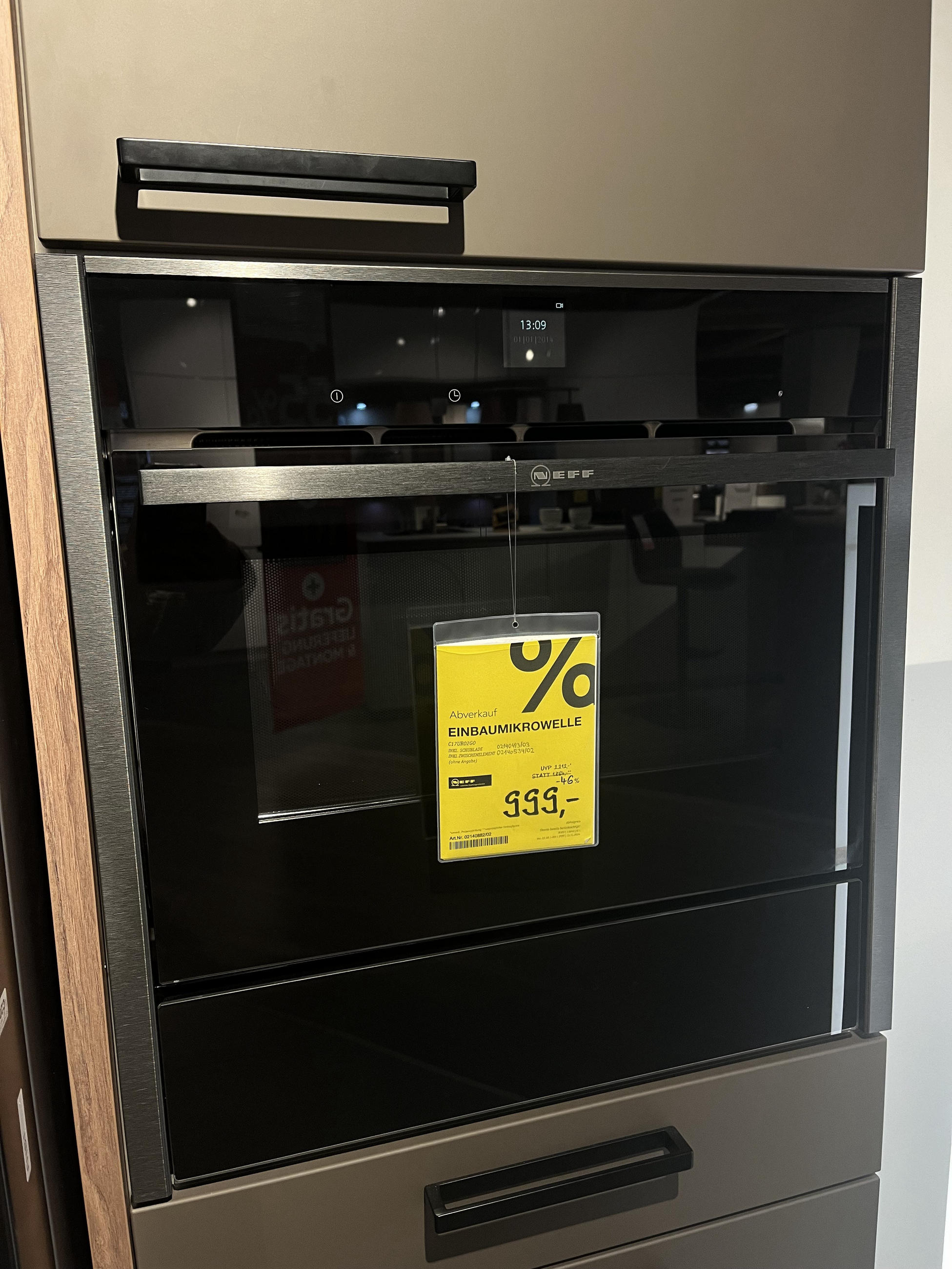 EINBAUMIKROWELLE C17UR02G0 - Neff