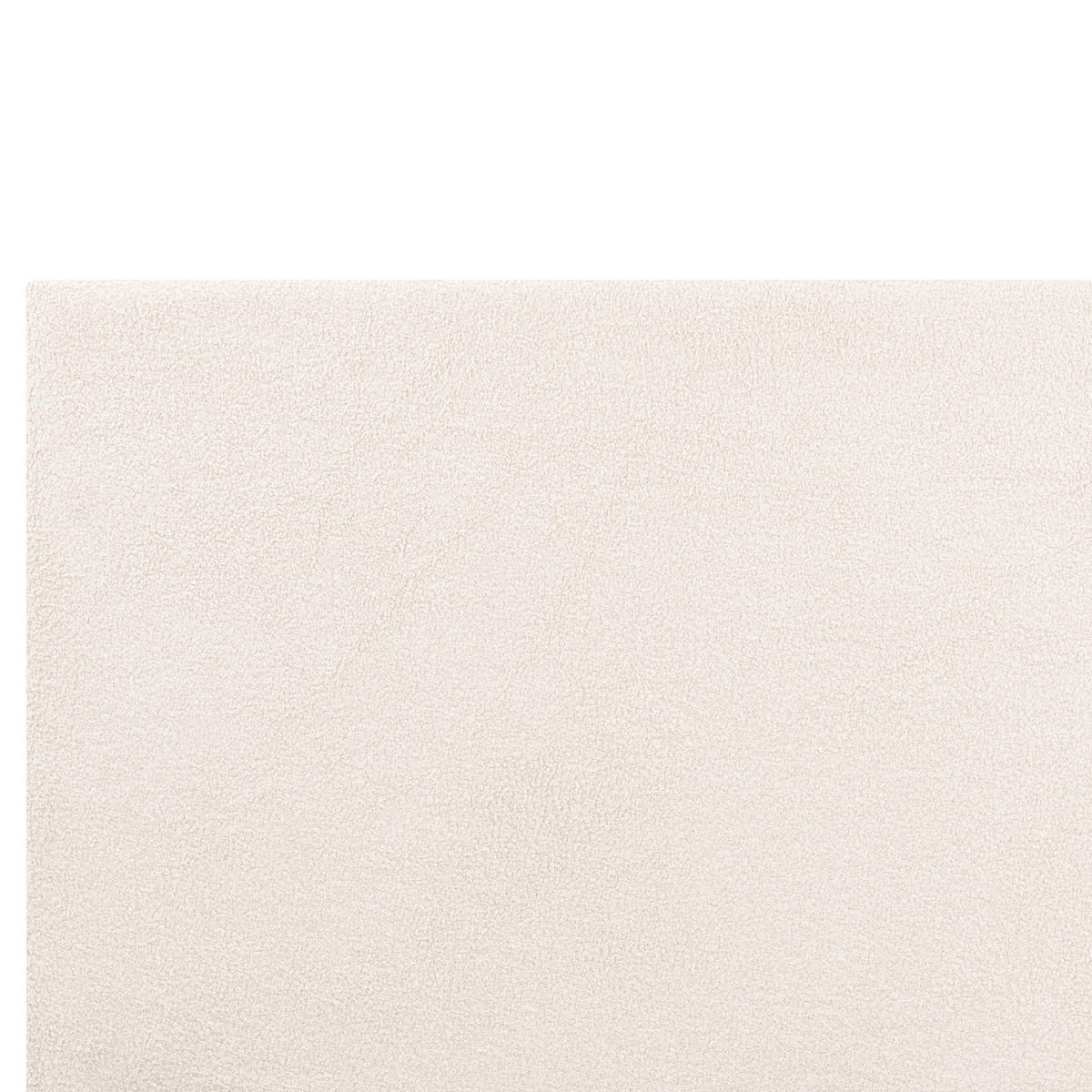 PAT cu somieră 140/200 cm bouclé alb crem Albi - crem, material textil (140/200cm) - Beliani