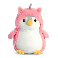 KUSCHELTIER Pinguin Rosa Einhorn 20 cm - Rosa, Textil (14/20cm)