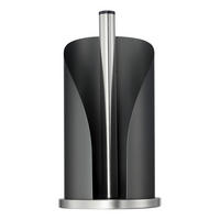 ROLLENHALTER für Küchen- und WC-Rollen Graphit matt - Schwarz, Metall (15.5/30/15.5cm) - Wesco