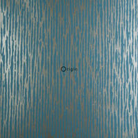 TAPETE Tarnmuster 52 cm x 10.05 m - Türkis, Papier (52/1000cm) - Origin Wallcoverings