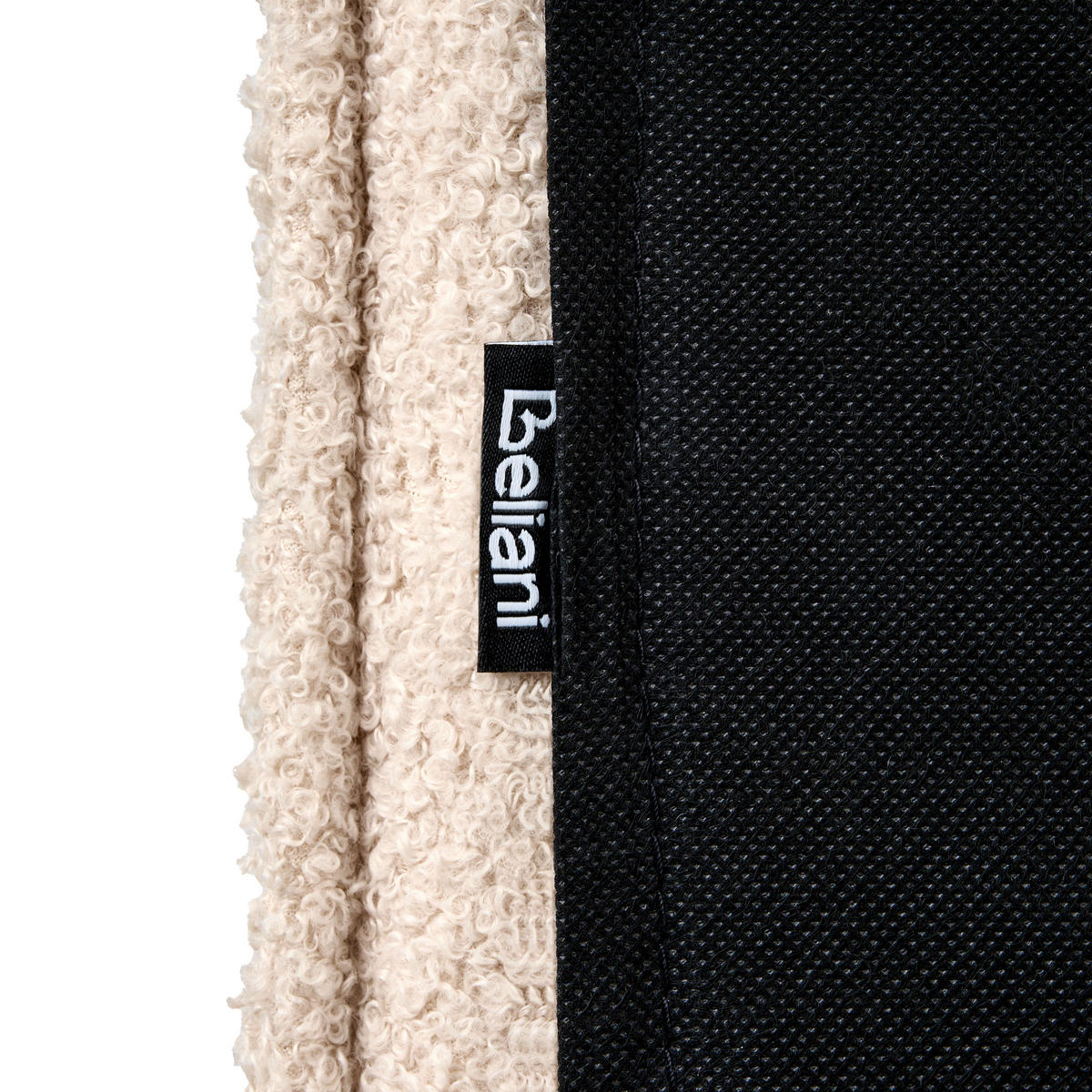 BETT mit Lattenrost 180x200 cm Beige Limanton - Beige, Textil (180/200cm) - Beliani