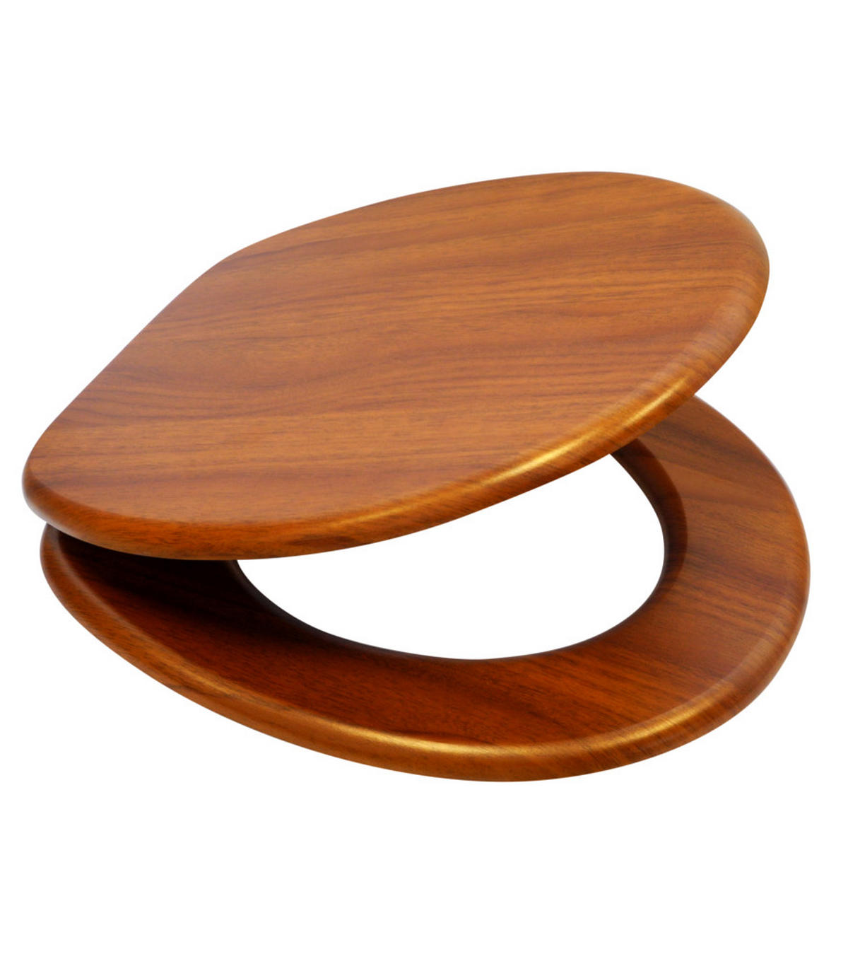 WC-SITZ Mahagoni - Braun, Holzwerkstoff (38/6/47cm) - Sanilo