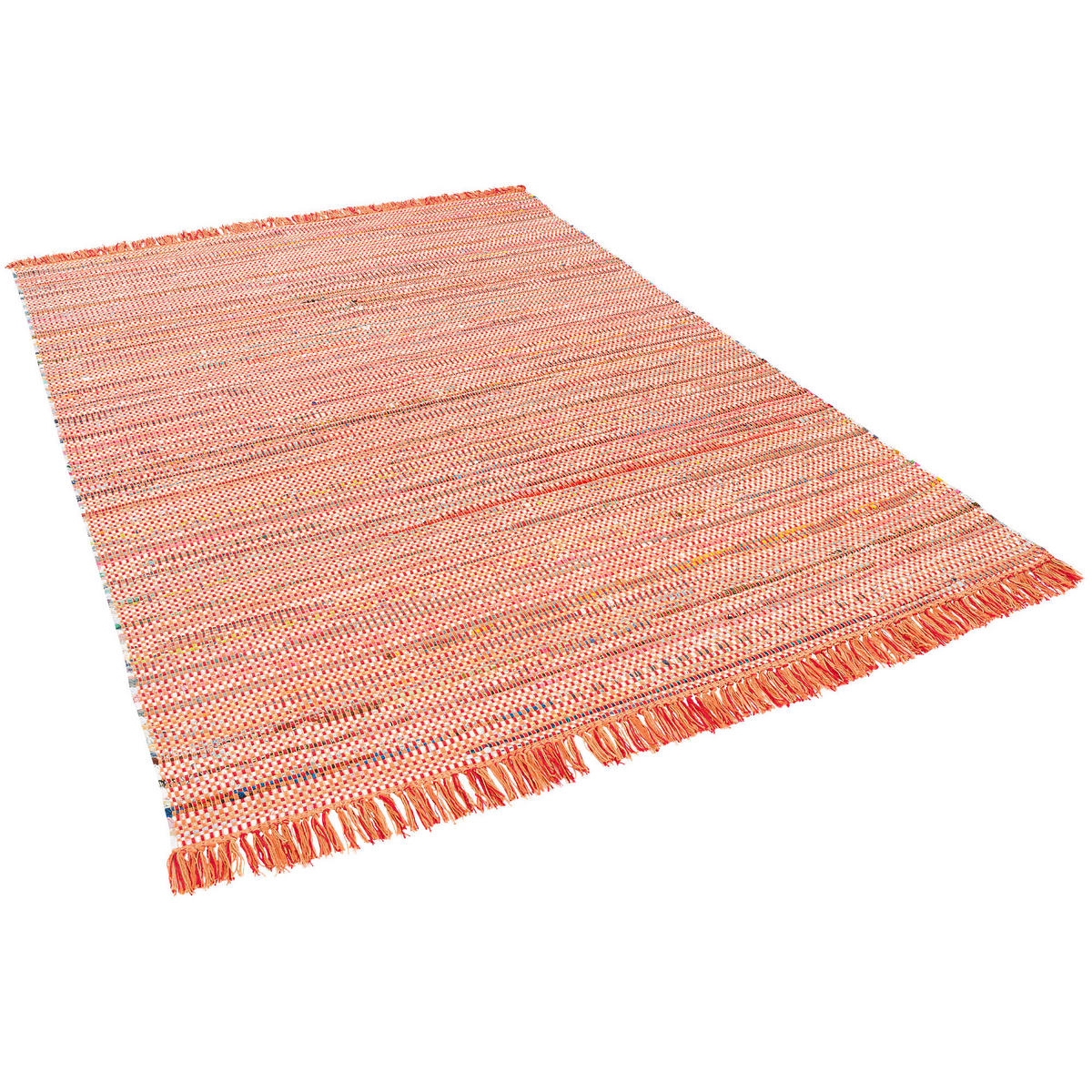 BAUMWOLLE NATUR TEPPICH CAYENNE - Rot, Textil (140/200cm) - Pergamon