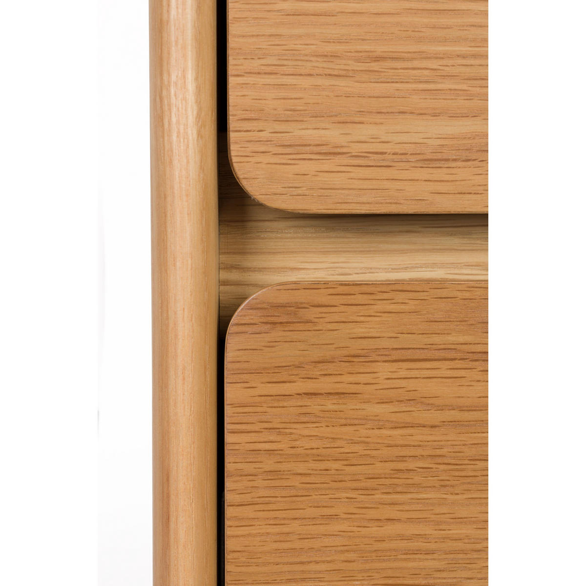 AUFBEWAHRUNGSSCHRANK Rise Natur - Naturfarben, Holz (45/112/40cm) - Zuiver