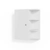 BADSCHRANK Fynn Weiß 47.2 x 59.2 cm - Weiß, Holzwerkstoff (47.2/59.2/21cm) - Vicco