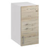KÜCHENHÄNGESCHRANK G45 eiche bordeaux - Bordeaux, Holzwerkstoff (30/60/31cm) - roe furniture