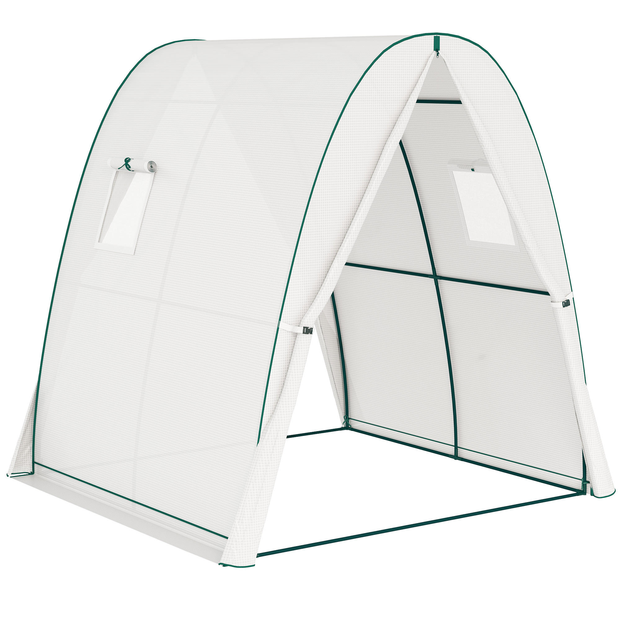 Outsunny SKLENÍK, 180L x 180Š x 200V cm