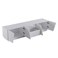 TV-ELEMENT mit 4 Türen 170 cm MDF Weiß - Weiß, Holzwerkstoff (37/42/170cm) - Beauniv