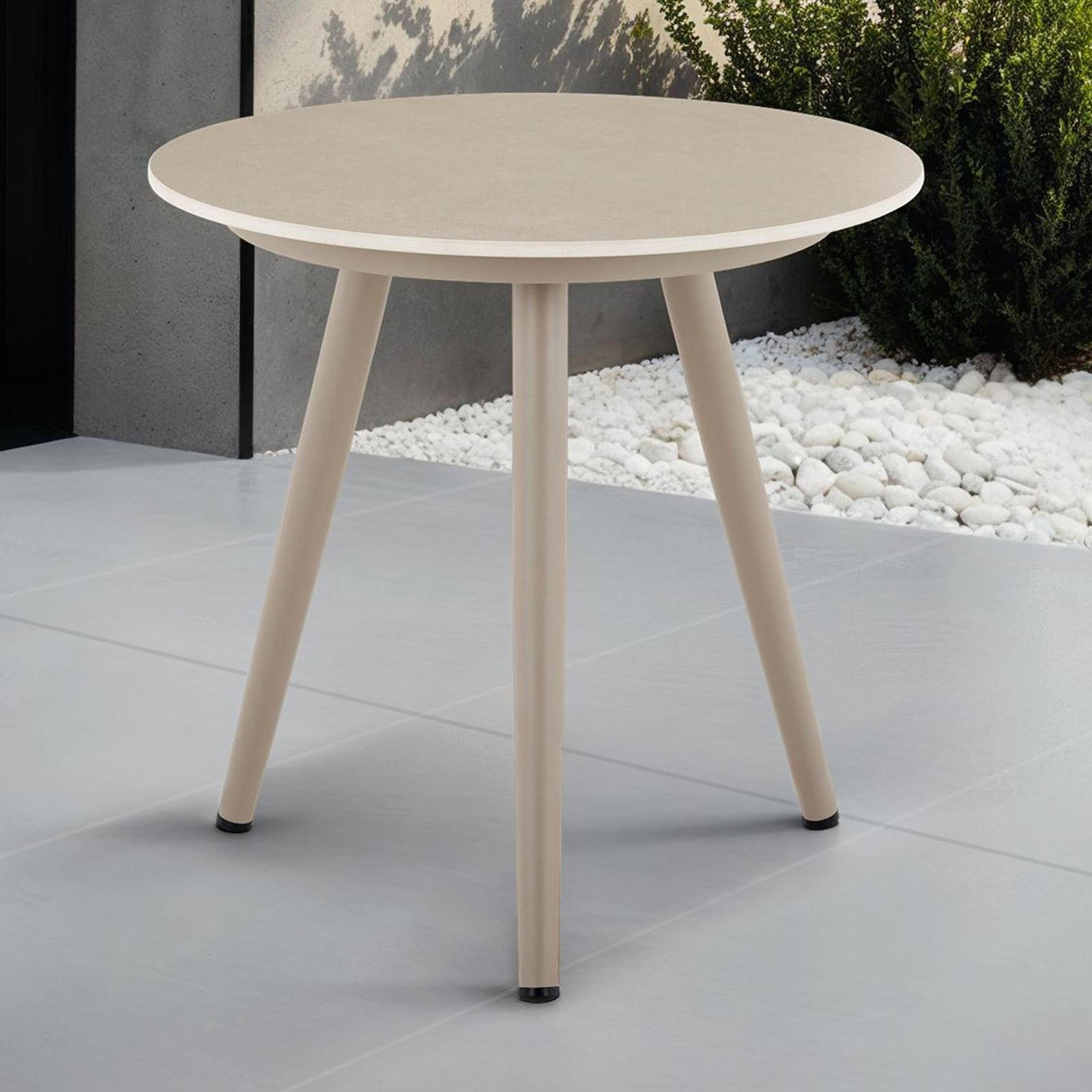 BESITELLTISCH ROSALIA - Champagner, Metall (46/46/45cm) - IDIMEX