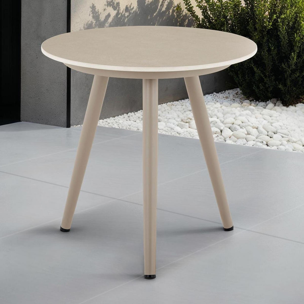 BESITELLTISCH ROSALIA - Champagner, Metall (46/46/45cm) - IDIMEX