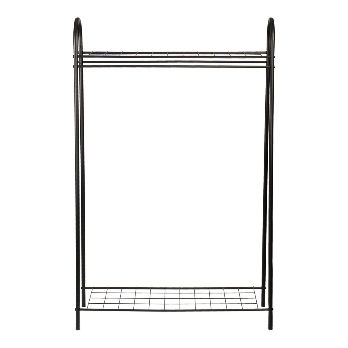 GARDEROBENSTÄNDER Hvorslev - Schwarz, Metall (89/144/33cm) - [en.casa]