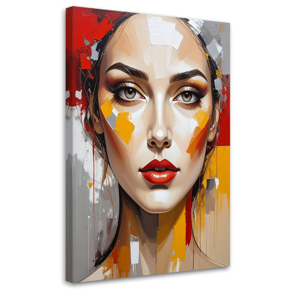 Feeby Leinwandbild Mehrfarbig 70x100 cm