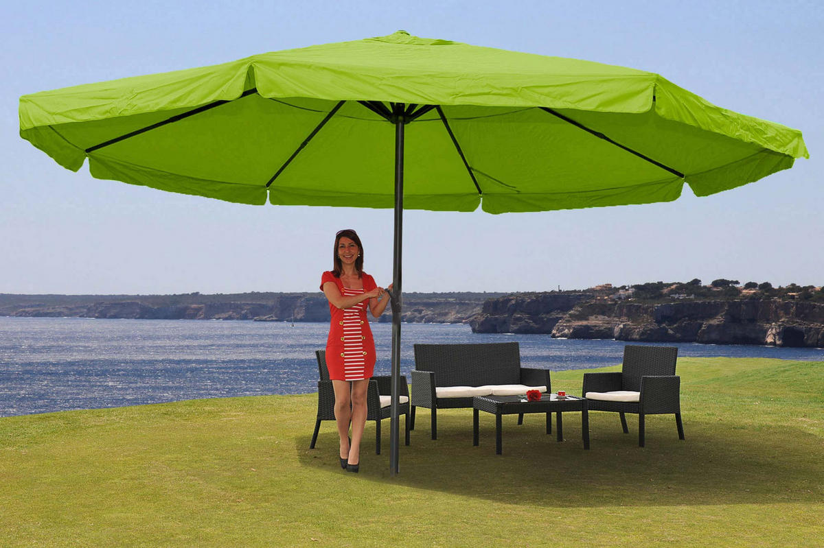 SONNENSCHIRM PRO Grün - Grün, Textil (500/500cm) - MCW