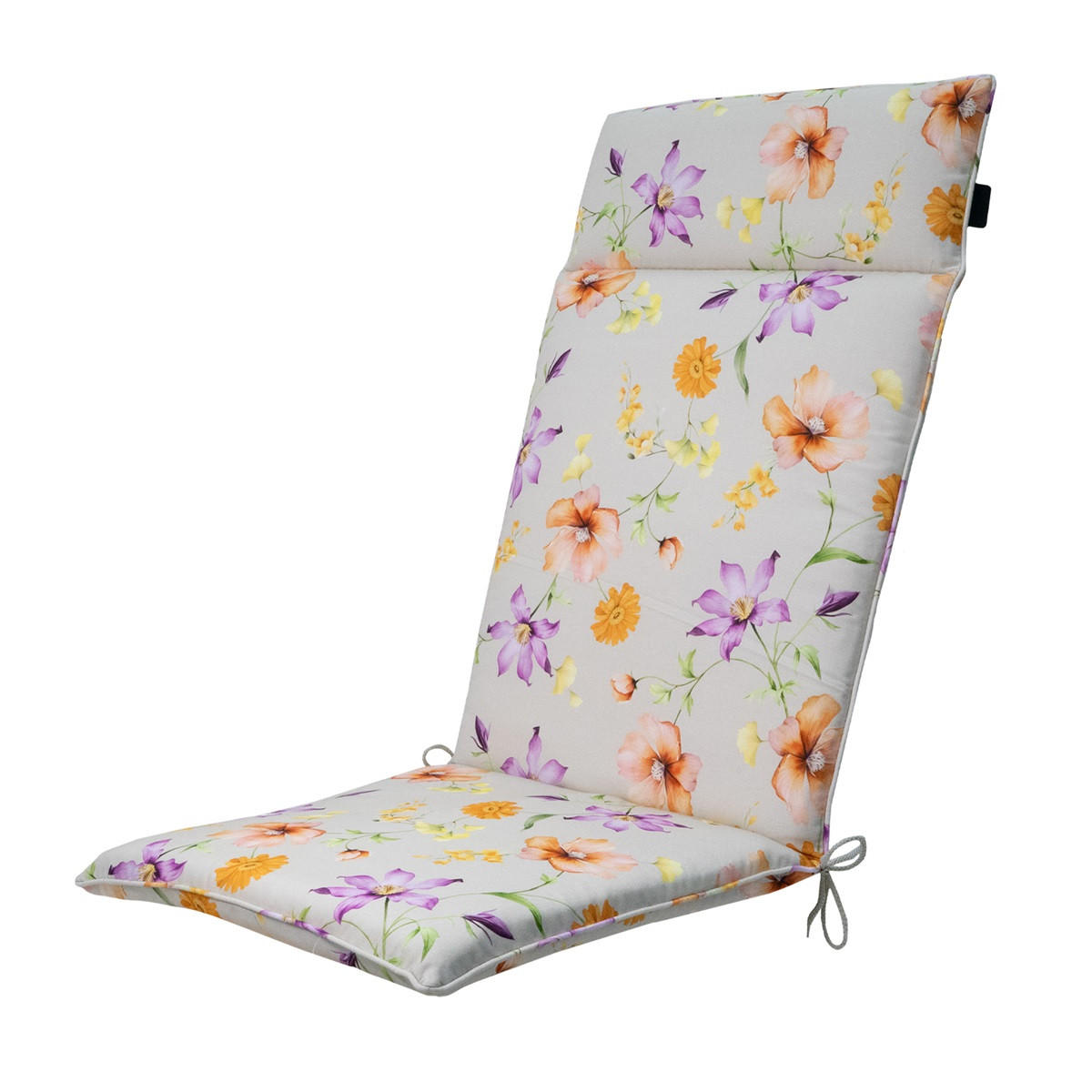 GARTENSTUHLKISSEN Florina 120/50 cm 4er-Set - Multicolor, Textil (50/8/120cm) - Madison