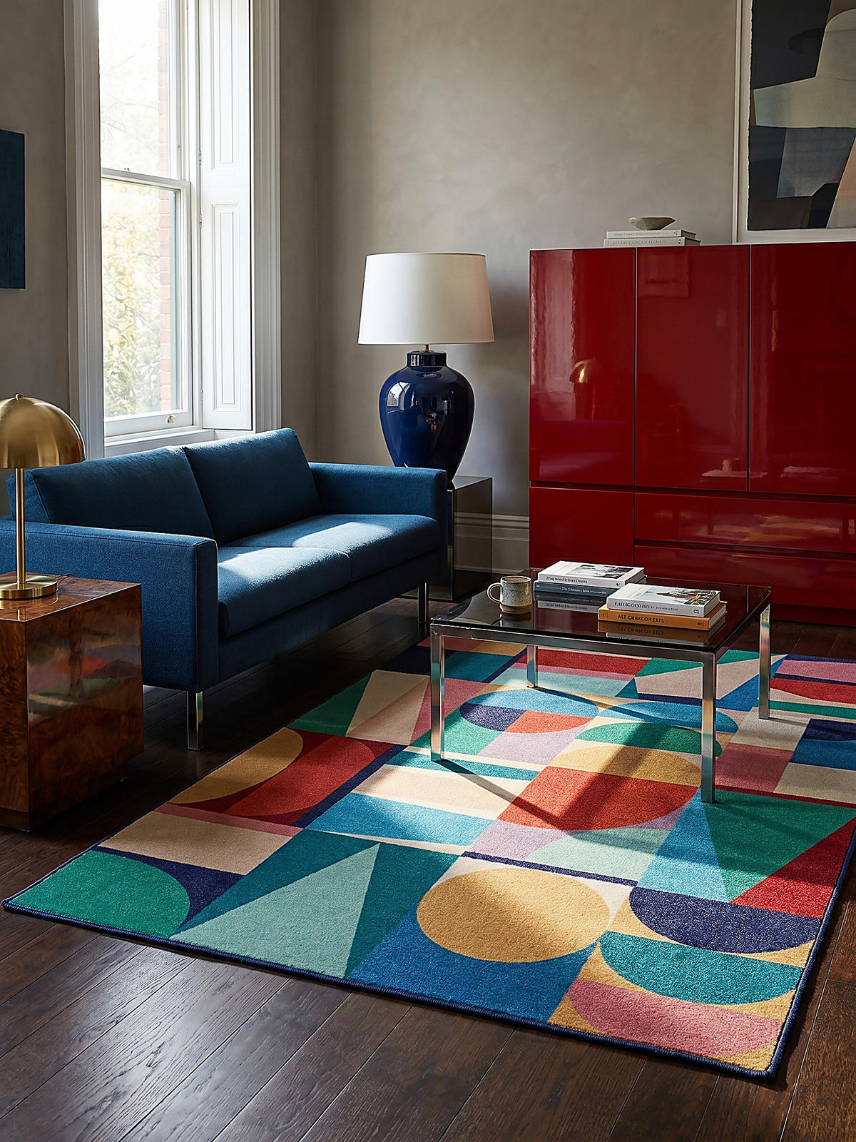 WOLLTEPPICH DAHLIA, geometrisch, aus Wolle, Bunt, 200 x 300 cm - Multicolor, Textil (300/200cm) - KADIMA DESIGN
