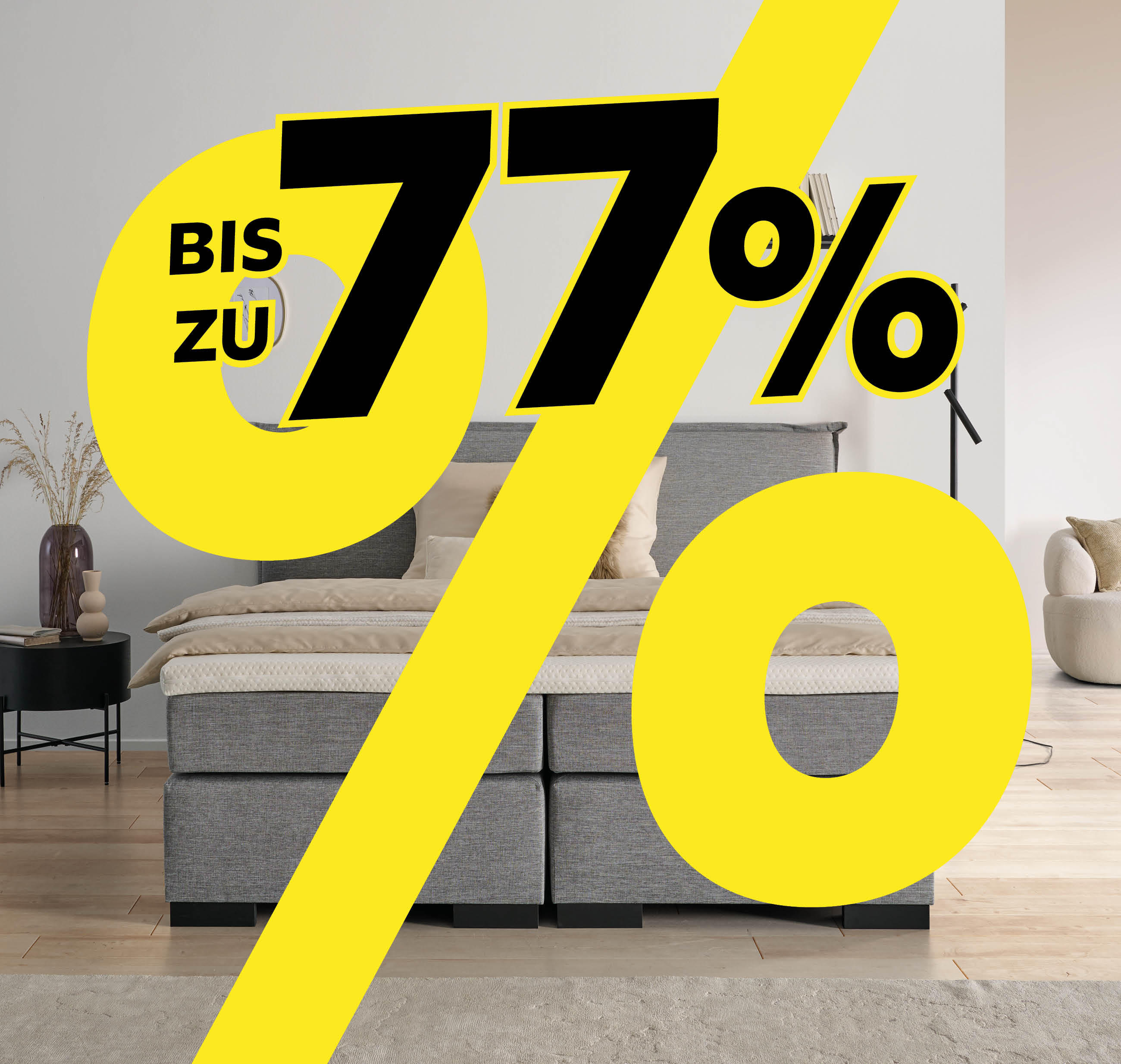 Bis zu 77%