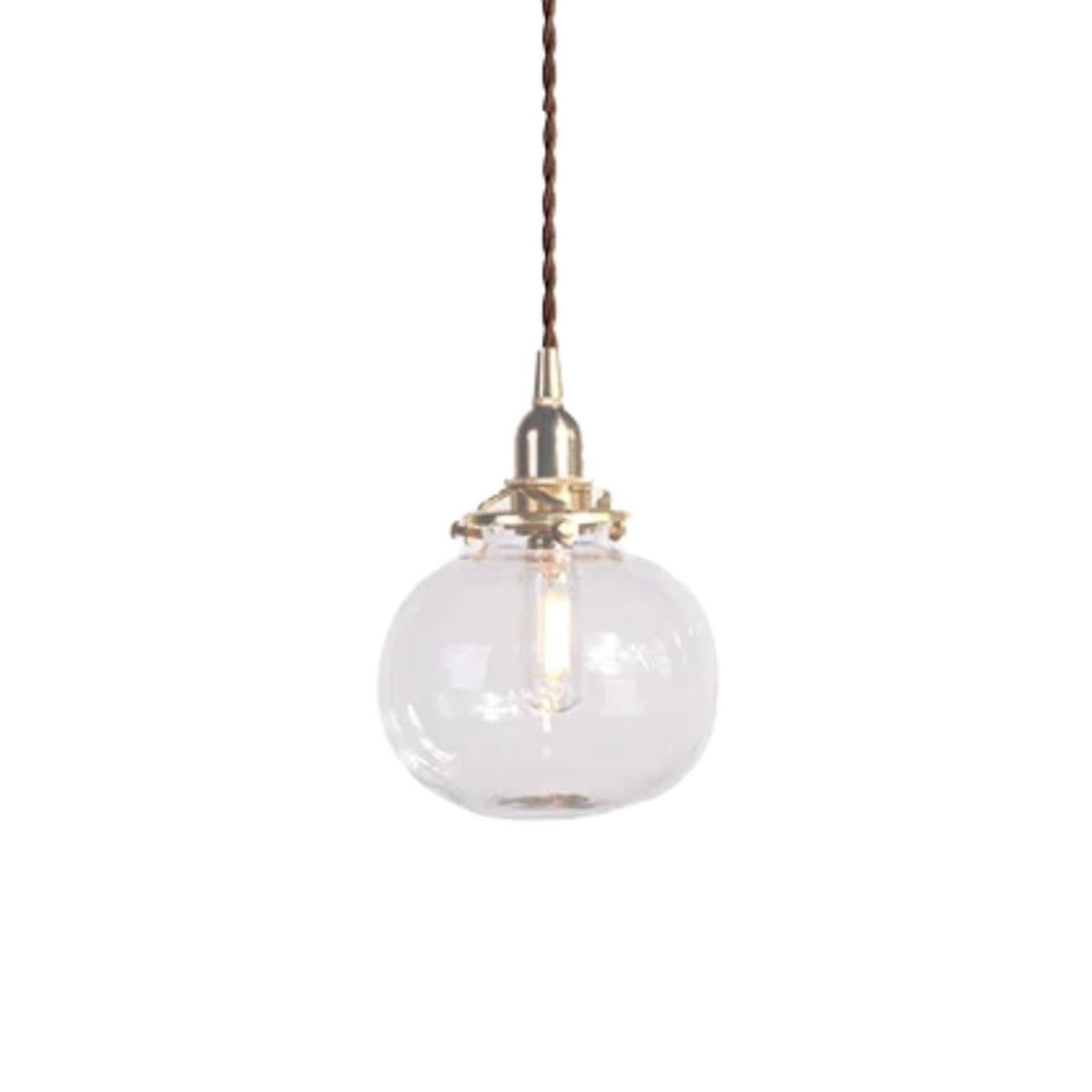 LED-HÄNGELEUCHTE Transparent 4W 13/13/17-150 cm - Transparent, Glas (13/13/17cm) - Authentics