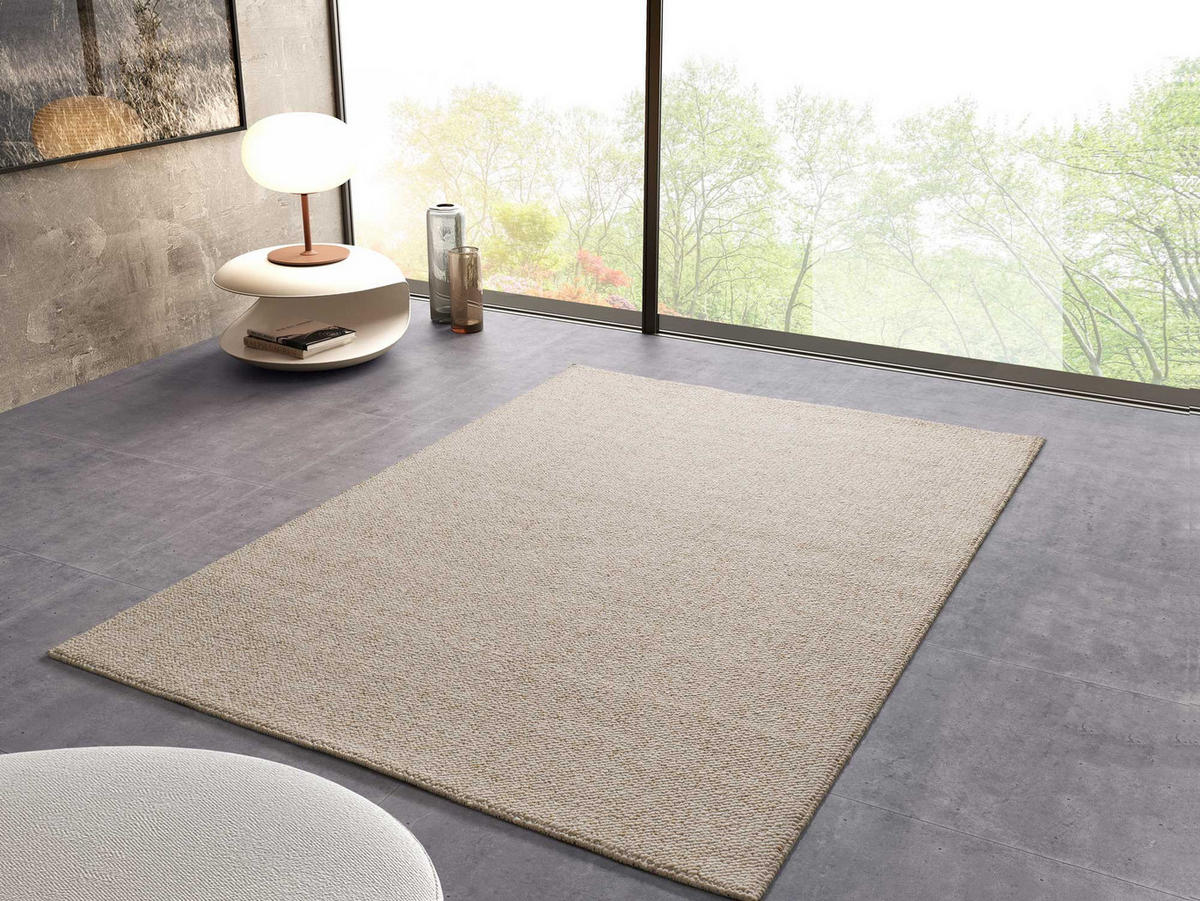 WEBTEPPICH Weiß Petra 120/170 cm - Weiß, Textil (120/170cm) - Atticgo