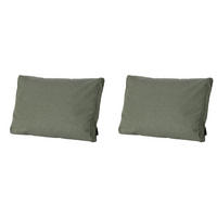 RÜCKENKISSEN Manchester 43/73 cm 2er-Set - Grün, Textil (73/8/43cm) - Madison
