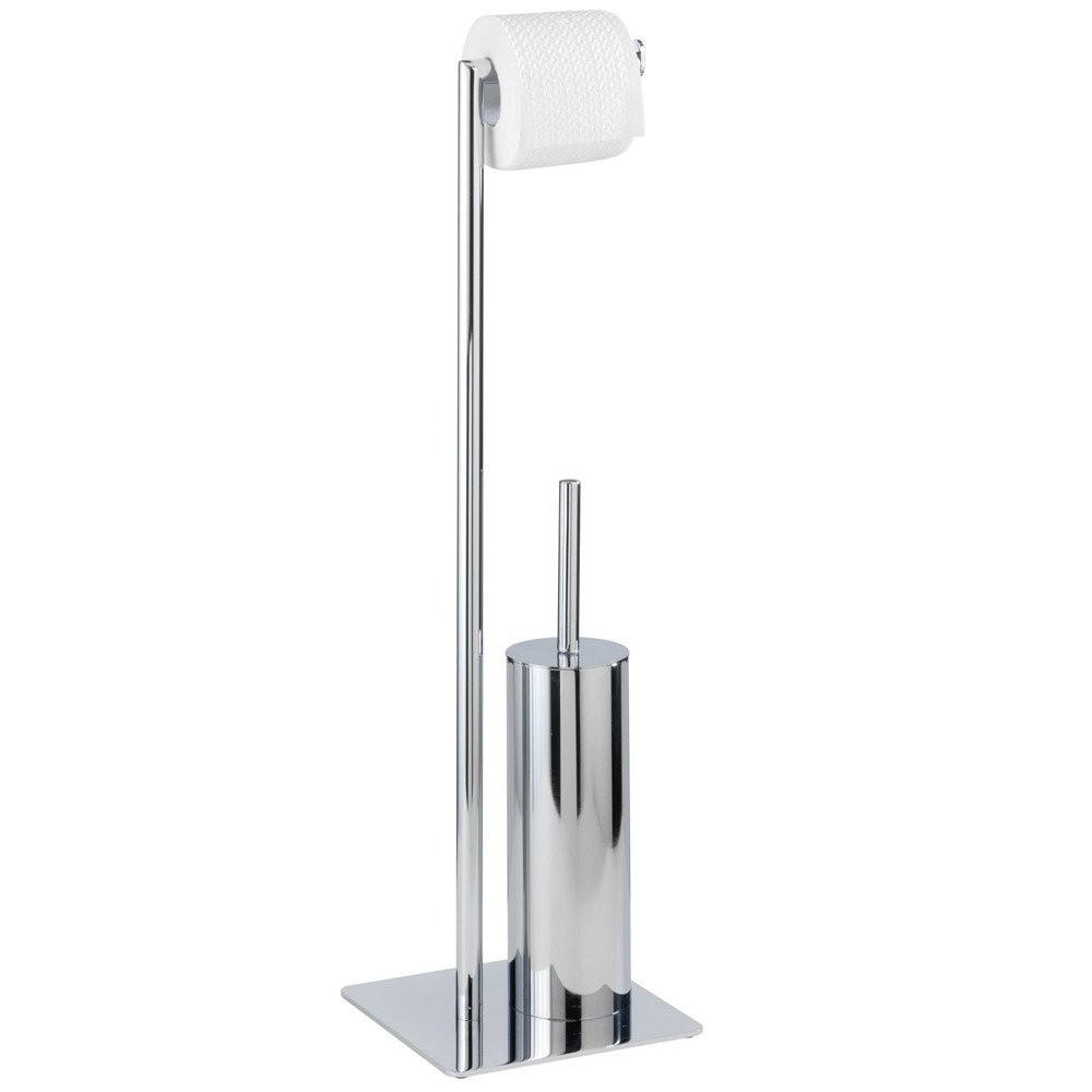 Wenko Toilettenpapierhalter Silber 20x71.5x20 cm