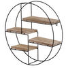 WANDREGAL Beige - Beige, Holz (45/45/11cm) - MCW