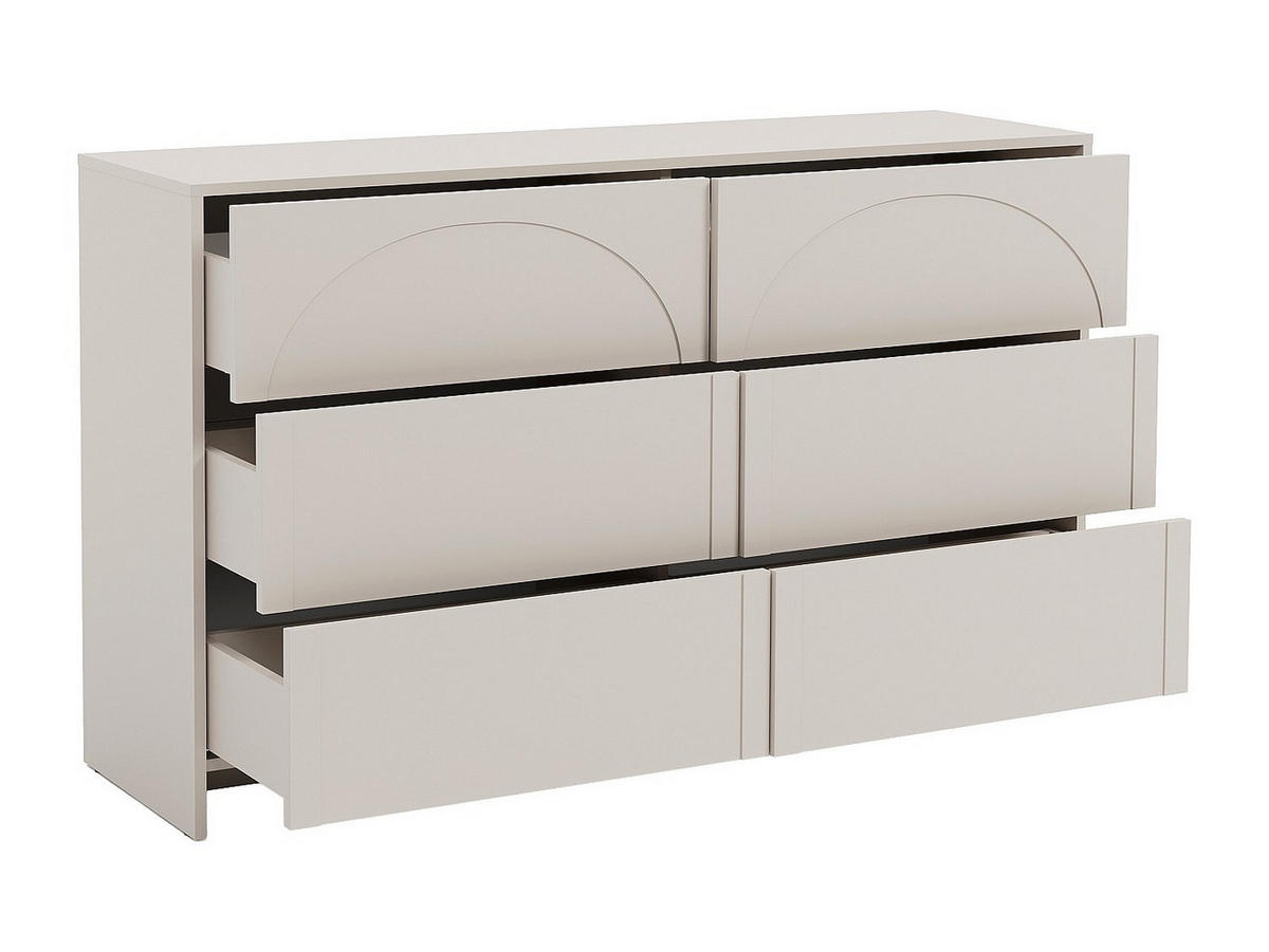 KOMMODE - 138 cm x 40 cm - holz - beige Nalyra - Beige, Holz (138/85/40cm) - Vente-Unique