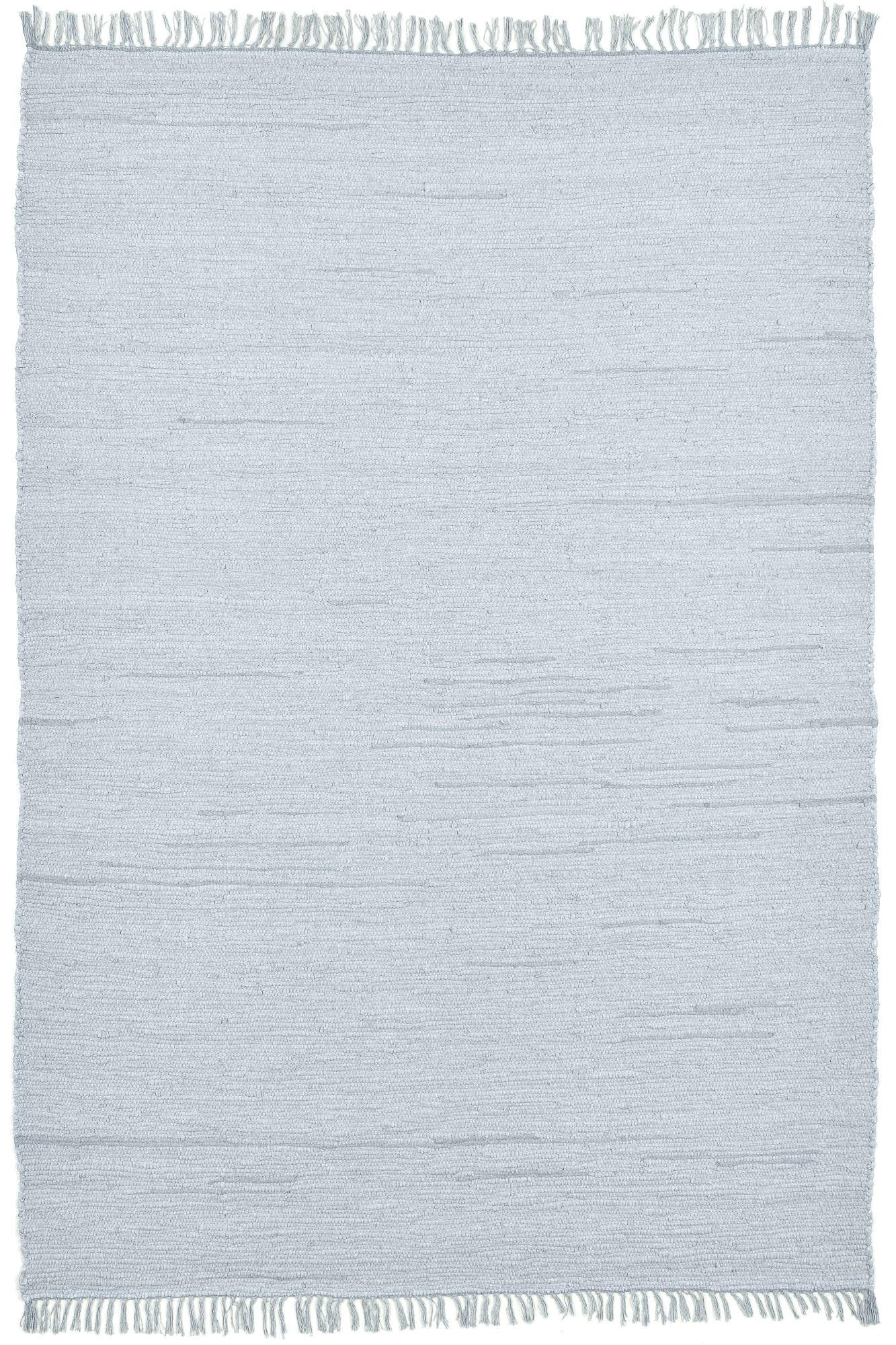 Rug and Roll Fleckerlteppich Grau 90x160 cm
