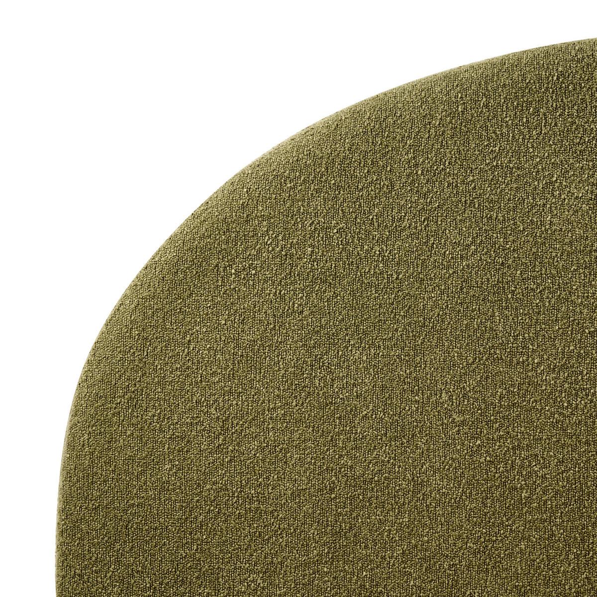 BETT mit Lattenrost 160/200 cm Bouclé Olivgrün Vaucluse - Grün, Textil (160/200cm) - Beliani