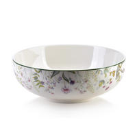 SCHALE Faccia Verde Beige 16/16/6 cm Keramik - Beige, Keramik (16cm) - Mondex