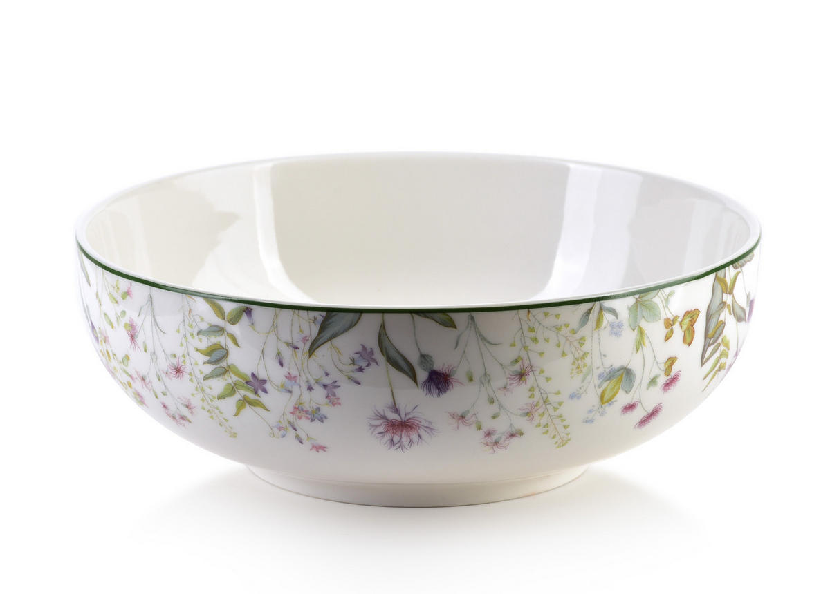 SCHALE Faccia Verde Beige 16/16/6 cm Keramik - Beige, Keramik (16cm) - Mondex