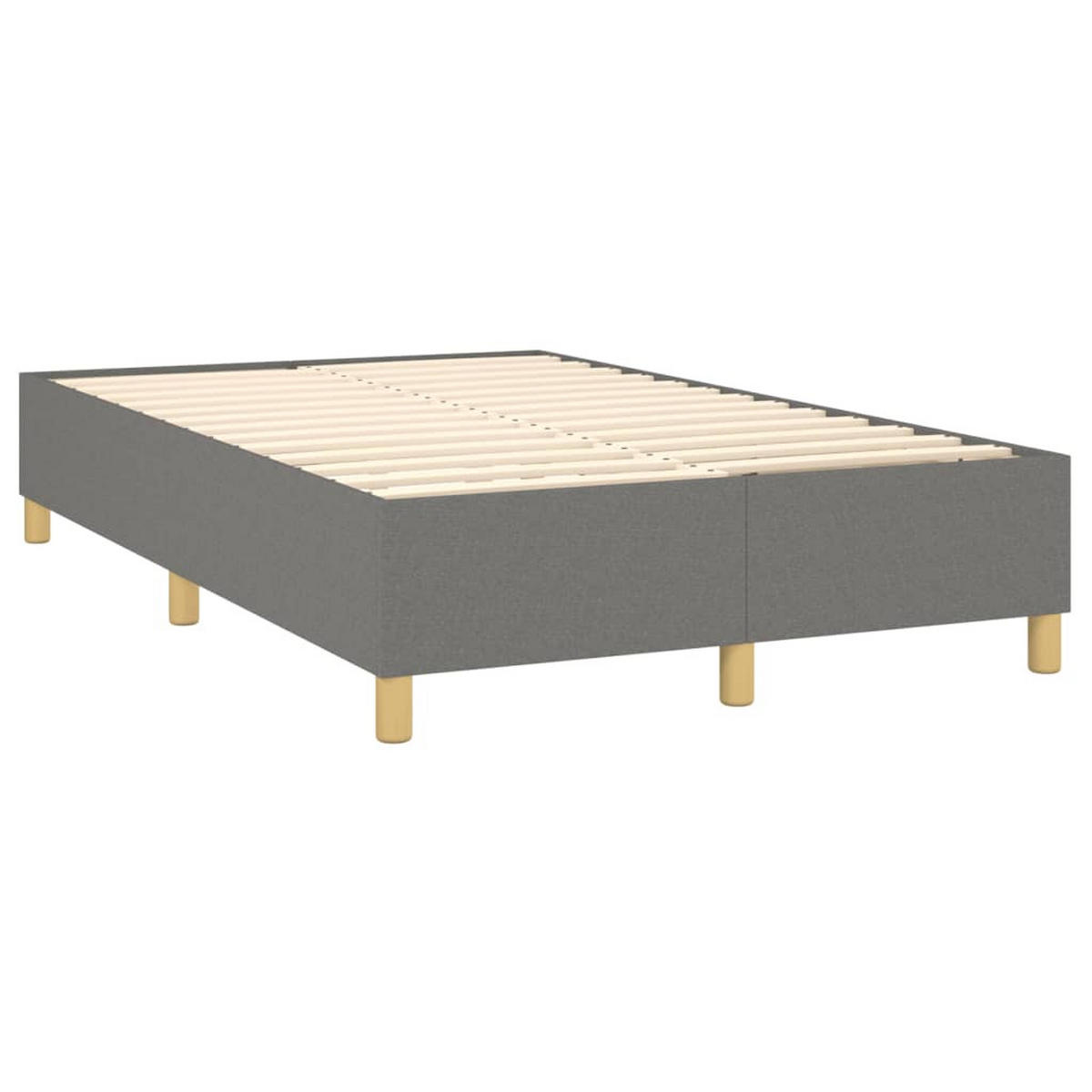 POLSTERBETT Raber 120/203 cm - Grau, Holzwerkstoff (120/200cm) - Nettlife