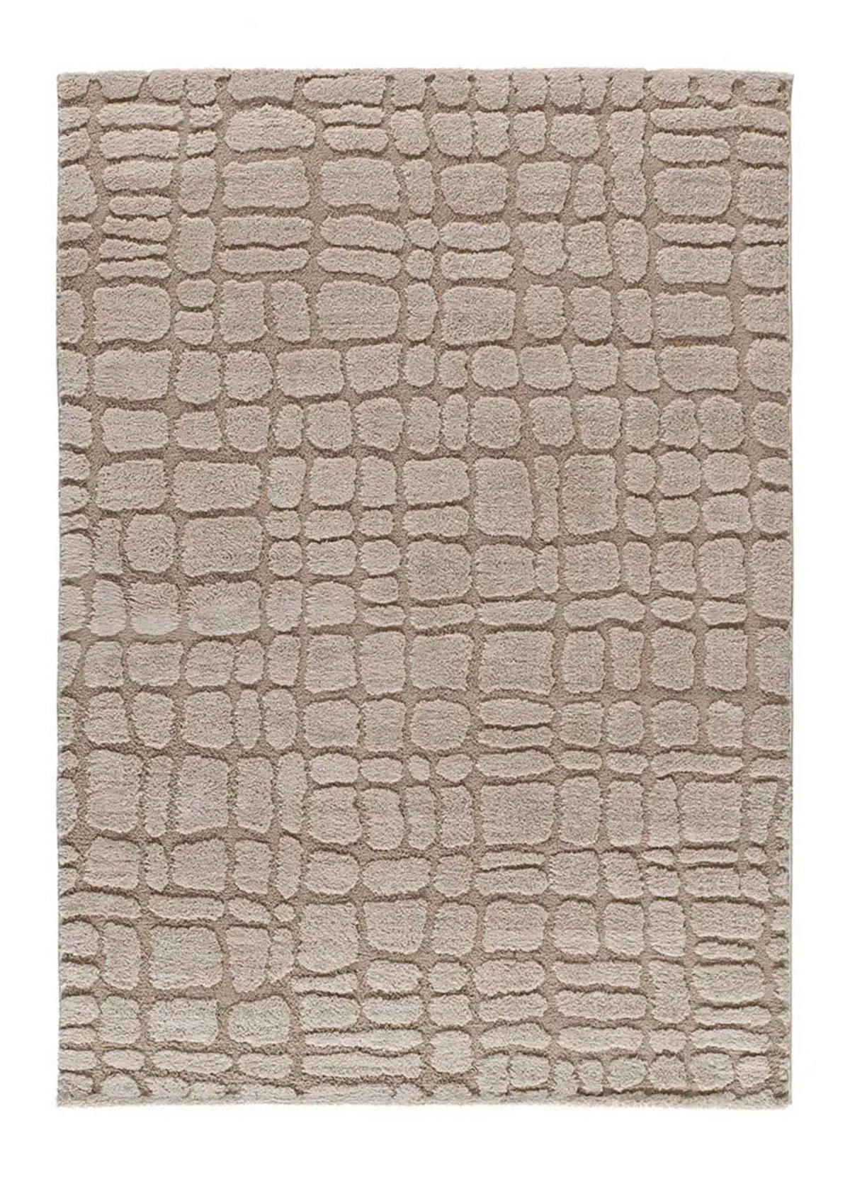 WEBTEPPICH Stein Juno 152/235 cm - Taupe, Naturmaterialien/Textil (152/235cm) - Atticgo